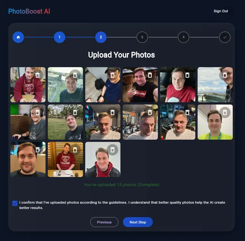 Upload your photos step illustration